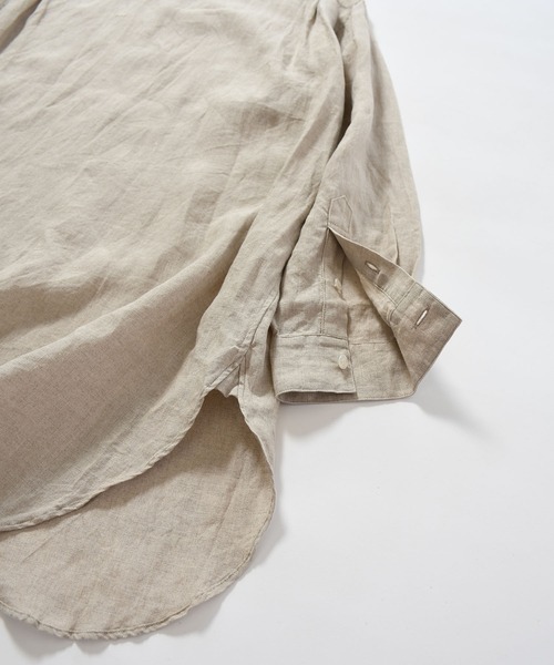 Johnbull Private labo（ジョンブルプライベートラボ）の「チュニックシャツ（シャツ/ブラウス・メンズ・アイボリー/ホワイト・FREE）」の14枚目の写真