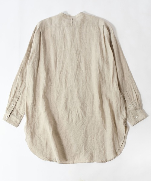 Johnbull Private labo（ジョンブルプライベートラボ）の「チュニックシャツ（シャツ/ブラウス・メンズ・アイボリー/ホワイト・FREE）」の10枚目の写真