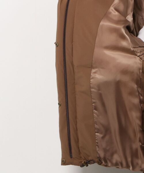 RITO(リト)の「RITO STRETCH NYLON HOODED DOWN JACKET(ダウンジャケット/コート・レディース・ライトブラウン・38)」の4枚目の写真