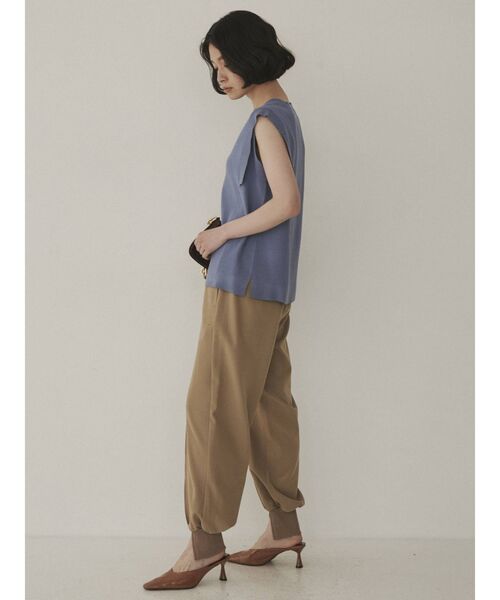 COTORICA（コトリカ）の「アームデザインウォッシャブルニット（ニット/セーター・レディース・ブラック/ベージュ/オレンジ/ブルー・FREE）」の8枚目の写真