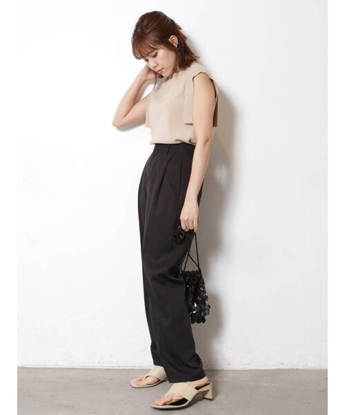 COTORICA（コトリカ）の「アームデザインウォッシャブルニット（ニット/セーター・レディース・ブラック/ベージュ/オレンジ/ブルー・FREE）」の16枚目の写真