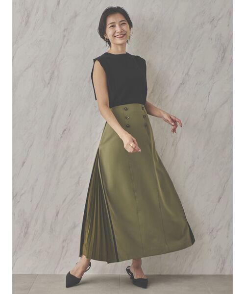 COTORICA（コトリカ）の「アームデザインウォッシャブルニット（ニット/セーター・レディース・ブラック/ベージュ/オレンジ/ブルー・FREE）」の7枚目の写真