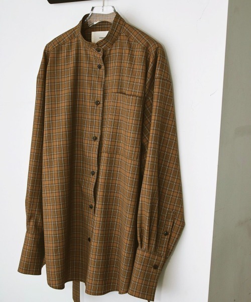 TODAYFUL(トゥデイフル)の「TODAYFUL(トゥデイフル) "Backflare Check Shirts"バックフレアチェックシャツ/12220418(シャツ/ブラウス・レディース・ベージュ・ONE SIZE)」の15枚目の写真