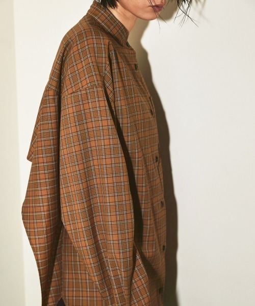 TODAYFUL(トゥデイフル)の「TODAYFUL(トゥデイフル) "Backflare Check Shirts"バックフレアチェックシャツ/12220418(シャツ/ブラウス・レディース・ベージュ・ONE SIZE)」の13枚目の写真