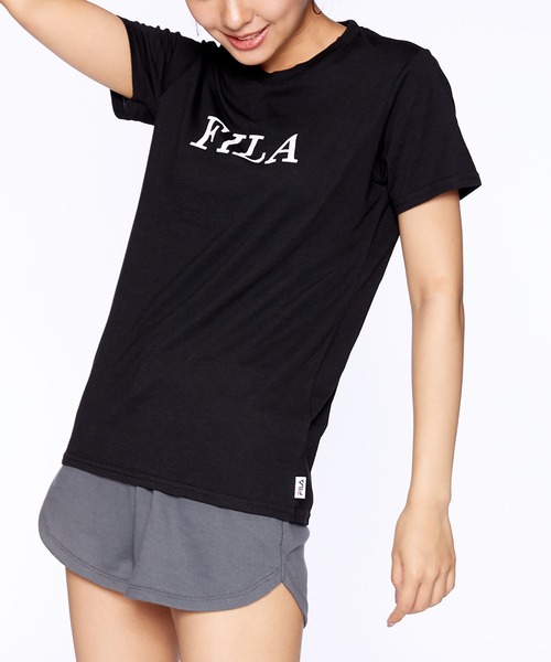 FILA(フィラ)の「FILA/フィラ ブランドロゴ レディース 半袖 Tシャツ(Tシャツ/カットソー・レディース・ブラック/ネイビー/ホワイト・M/L/LL)」の18枚目の写真