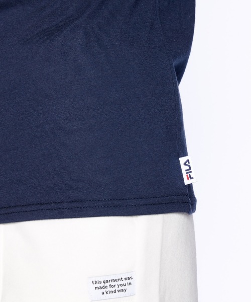 FILA(フィラ)の「FILA/フィラ ブランドロゴ レディース 半袖 Tシャツ(Tシャツ/カットソー・レディース・ブラック/ネイビー/ホワイト・M/L/LL)」の19枚目の写真