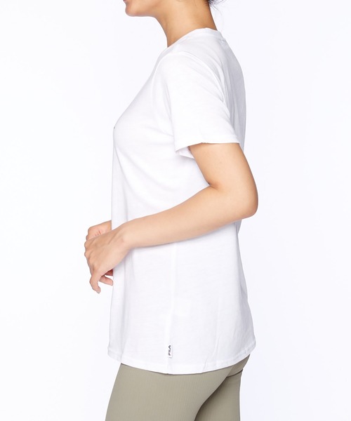 FILA(フィラ)の「FILA/フィラ ブランドロゴ レディース 半袖 Tシャツ(Tシャツ/カットソー・レディース・ブラック/ネイビー/ホワイト・M/L/LL)」の15枚目の写真