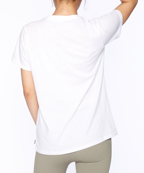 FILA(フィラ)の「FILA/フィラ ブランドロゴ レディース 半袖 Tシャツ(Tシャツ/カットソー・レディース・ブラック/ネイビー/ホワイト・M/L/LL)」の20枚目の写真