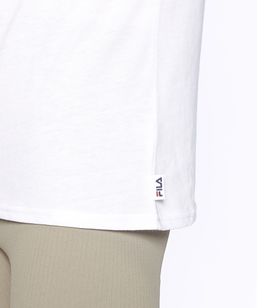 FILA(フィラ)の「FILA/フィラ ブランドロゴ レディース 半袖 Tシャツ(Tシャツ/カットソー・レディース・ブラック/ネイビー/ホワイト・M/L/LL)」の13枚目の写真
