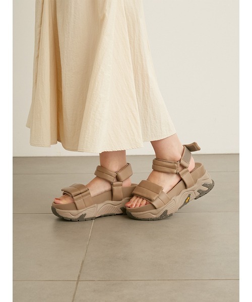 emmi(エミ)の「【emmi original】Vibramソールサンダル(サンダル・レディース・オリーブ・23cm/24cm/25cm)」の7枚目の写真