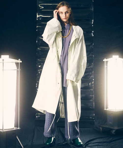 MAISON SPECIAL（メゾンスペシャル）の「《ユニセックスアイテム》シアープライムオーバーレギュラーシャツ 【MAISON SPECIAL/メゾンスペシャル】（シャツ/ブラウス・メンズ・チャコールグレー/ブラック/イエロー/オレンジ/ブルー・1/2/0）」の7枚目の写真