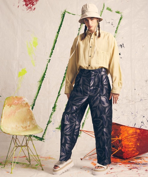 MAISON SPECIAL（メゾンスペシャル）の「《ユニセックスアイテム》シアープライムオーバーレギュラーシャツ 【MAISON SPECIAL/メゾンスペシャル】（シャツ/ブラウス・メンズ・チャコールグレー/ブラック/イエロー/オレンジ/ブルー・1/2/0）」の18枚目の写真