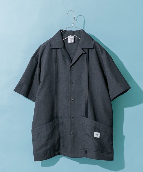 JEMORGAN(ジェーイーモーガン)の「『別注』JEMORGAN×Sonny Label テックリネンキューバシャツ(シャツ/ブラウス・メンズ・ナチュラル/カーキ/ブラック・MEDIUM/LARGE)」の2枚目の写真