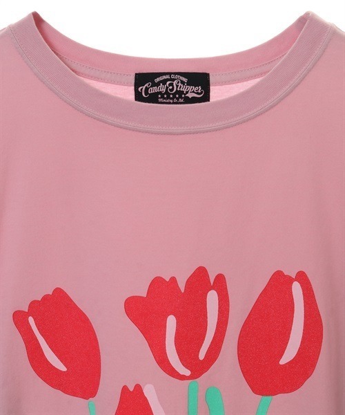 Candy Stripper（キャンディストリッパー）の「CHULIP BIG Tシャツ（Tシャツ/カットソー・レディース・ピンク/グリーン/ブラック・2）」の15枚目の写真