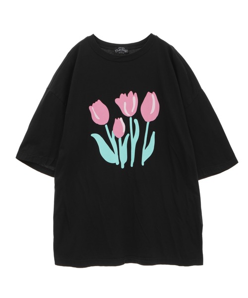 Candy Stripper（キャンディストリッパー）の「CHULIP BIG Tシャツ（Tシャツ/カットソー・レディース・ピンク/グリーン/ブラック・2）」の8枚目の写真