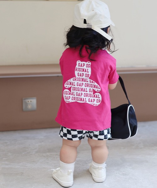 GAP(ギャップ)の「ソフトジャージー ブラナンベア GAPロゴ Tシャツ (幼児)(Tシャツ/カットソー・キッズ・ブラック/ピンク/その他/その他1/ホワイト系その他・12-18M/18-24M/2 YRS/3 YRS/4 YRS/5 YRS)」の4枚目の写真