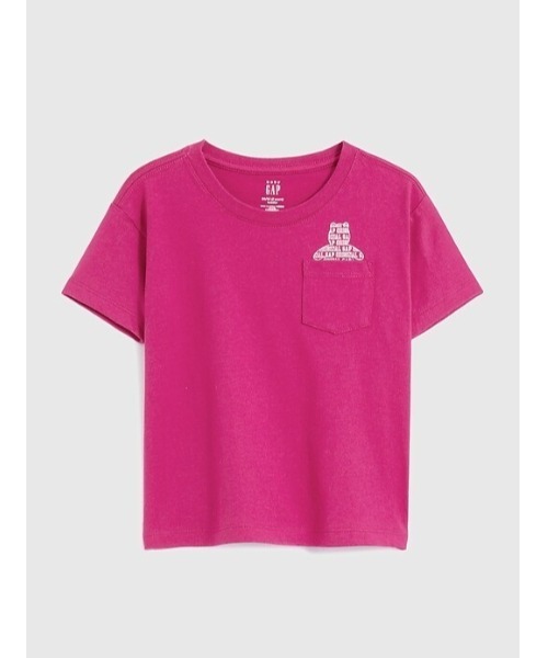 GAP(ギャップ)の「ソフトジャージー ブラナンベア GAPロゴ Tシャツ (幼児)(Tシャツ/カットソー・キッズ・ブラック/ピンク/その他/その他1/ホワイト系その他・12-18M/18-24M/2 YRS/3 YRS/4 YRS/5 YRS)」の7枚目の写真