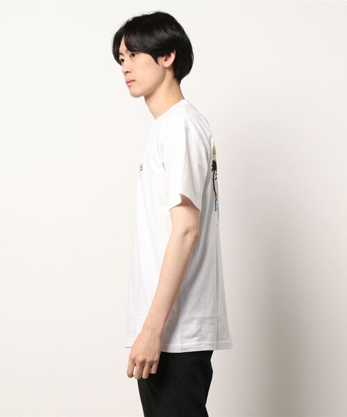 HOUSTON(ヒューストン)の「【HOUSTON】PRINT EMBROIDERY TEE(CAR)(Tシャツ/カットソー・メンズ・ホワイト/ブルー・MEDIUM/X-LARGE/XX-LARGE/LARGE)」の5枚目の写真