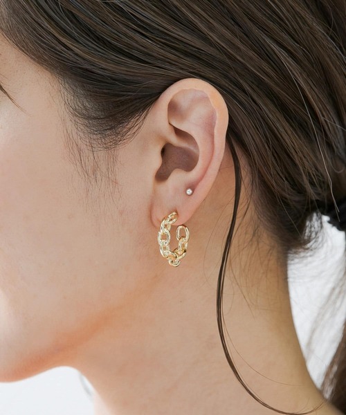 チェーンフープピアス(ピアス(両耳用))|URBAN RESEARCH Sonny チェーンフープピアス(ピアス(両耳用))|URBAN RESEARCH Sonny