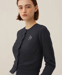 KIRSH MIDDLE CHERRY KNIT SLIM CARDIGAN LS キルシーチェリーニット カーディガン【S】