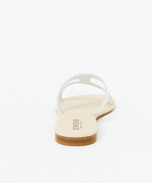 eness（エネス）の「ENESS H型サンダル（サンダル・レディース・キャメル/ホワイト・38/37/36/35）」の6枚目の写真