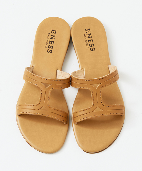eness（エネス）の「ENESS H型サンダル（サンダル・レディース・キャメル/ホワイト・38/37/36/35）」の15枚目の写真
