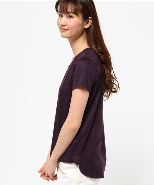 OUTLET(アウトレット)の「【robbem】BackラウンドTee(Tシャツ/カットソー・レディース・パープル・FREE)」の3枚目の写真