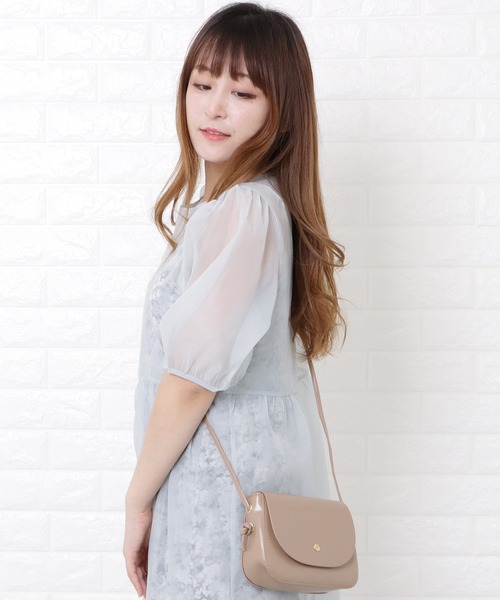 Lace Ladies（レースレディース）の「コンパクトミニショルダーバッグ（ショルダーバッグ・レディース・ブラウン/イエロー/パープル/ミント/ブラック/ベージュ・FREE）」の12枚目の写真