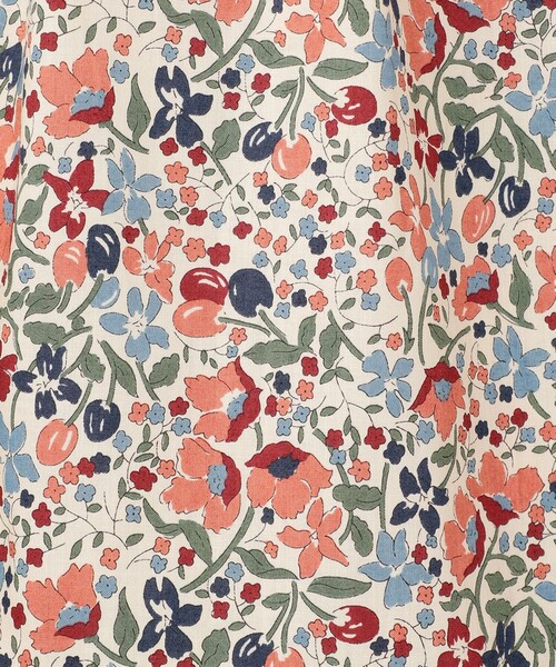 J.PRESS（ジェイプレス）の「【洗える】LIBERTY Pepper&Coward スタンドカラー ブラウス（シャツ/ブラウス・レディース・ベージュ系5/ネイビー系5・T15/T13）」の8枚目の写真