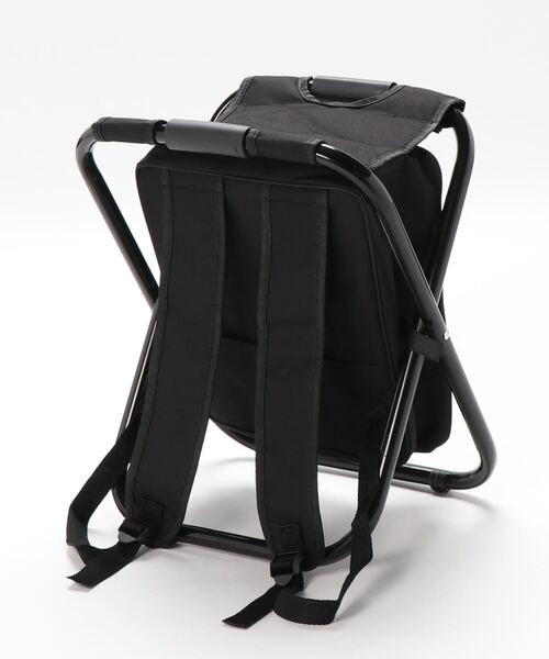 BEACHED DAYS(ビーチドデイズ)の「【BEACHED DAYS/ビーチデイズ】CHAIR IN BAG チェア付き バックパック 保冷・保温機能(バックパック/リュック・メンズ・ブラック/オリーブ/カモフラージュ・FREE)」の7枚目の写真