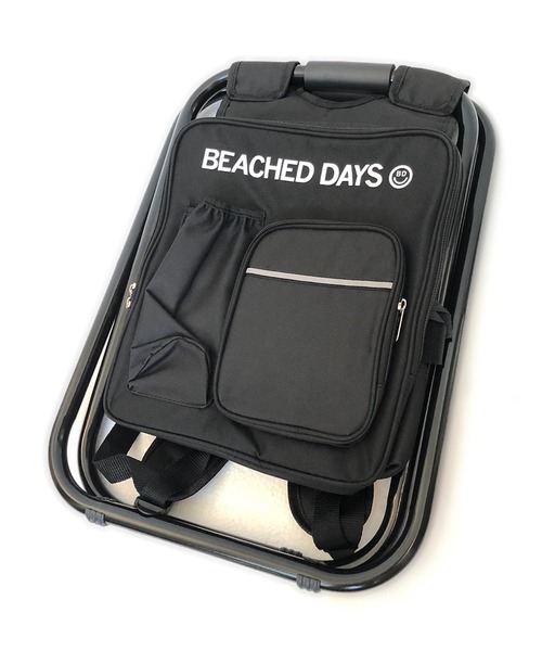 BEACHED DAYS(ビーチドデイズ)の「【BEACHED DAYS/ビーチデイズ】CHAIR IN BAG チェア付き バックパック 保冷・保温機能(バックパック/リュック・メンズ・ブラック/オリーブ/カモフラージュ・FREE)」の8枚目の写真