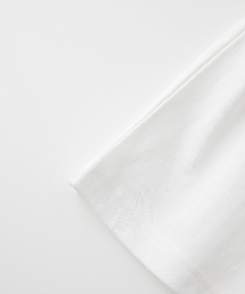 MILKFED.(ミルクフェド)の「SMALL HEART LOGO L/S TOP(Tシャツ/カットソー・レディース・ブルー/ブラック/ホワイト・ONE SIZE)」の9枚目の写真