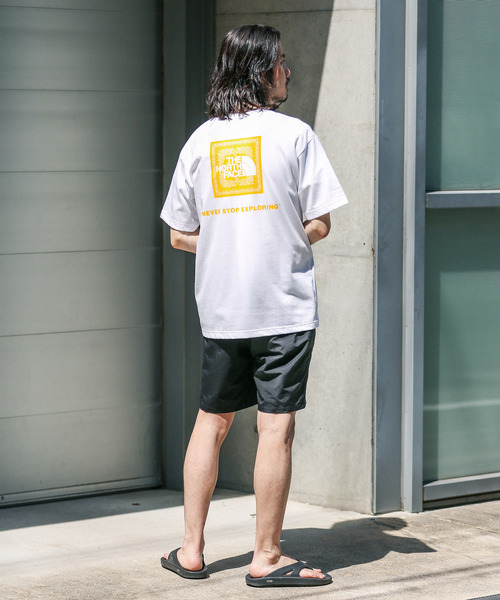 THE NORTH FACE（ザノースフェイス）の「THE NORTH FACE　S/S Bandana Square Logo T-shirts（Tシャツ/カットソー・メンズ・ホワイト/ネイビー・LARGE/X-LARGE）」の7枚目の写真