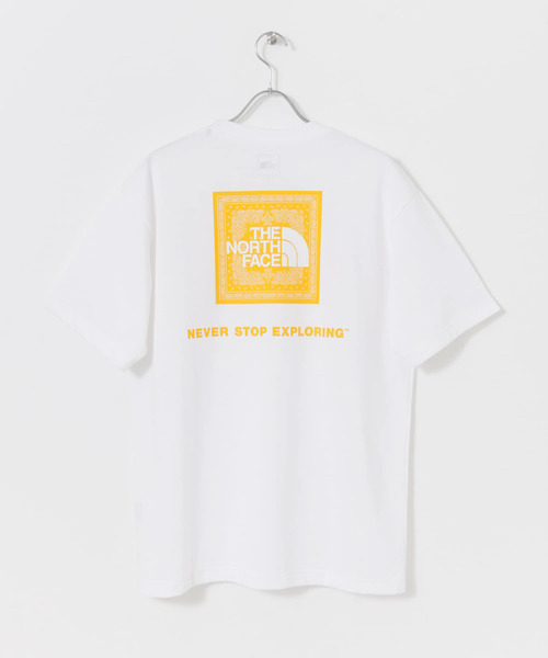 THE NORTH FACE（ザノースフェイス）の「THE NORTH FACE　S/S Bandana Square Logo T-shirts（Tシャツ/カットソー・メンズ・ホワイト/ネイビー・LARGE/X-LARGE）」の6枚目の写真