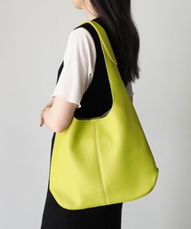 Riberry | フェイクレザーラウンドトートバッグ(トートバッグ)