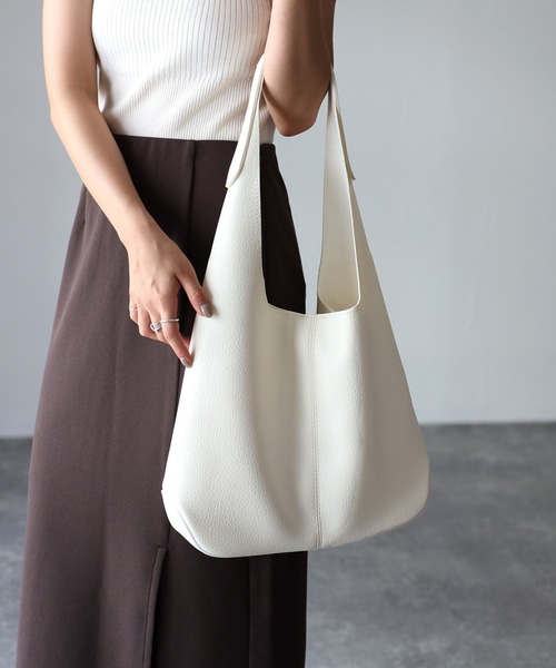 Riberry(リベリー)の「ラウンドトートバッグ(トートバッグ・レディース・ホワイト/ブラック/ベージュ/グリーン・FREE)」の20枚目の写真