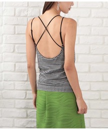 CHILLE | カップ付きギンガムチェックキャミソール(キャミソール)