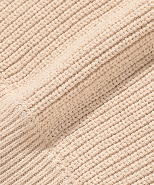 BEAMS（ビームス）の「BEAMS / 5ゲージ ルーズ ワッフルニット（ニット/セーター・メンズ・ブラック/サンドベージュ・L/XL/M/S）」の22枚目の写真