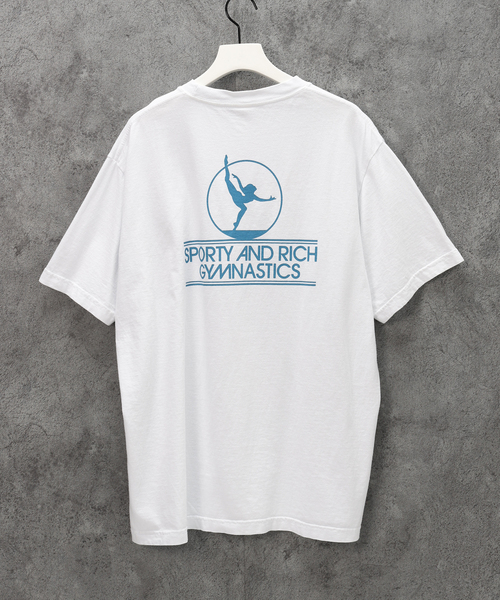 SPORTY & RICH ロゴTシャツ【関税込】 Sporty & Rich(スポーティーアンドリッチ) Tシャツ・カットソー