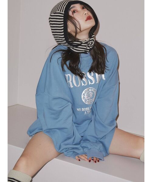 jouetie（ジュエティ）の「メタリックロゴプルオーバー（スウェット