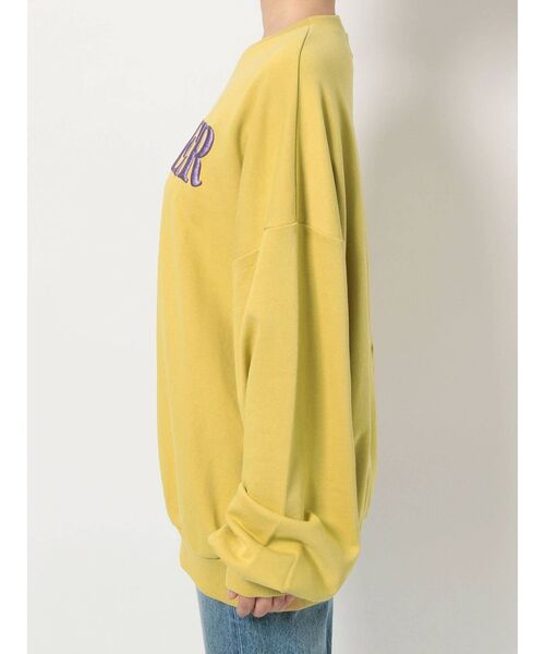 jouetie（ジュエティ）の「メタリックロゴプルオーバー（スウェット・レディース・イエロー/ブルー/グレー/ブラック・MEDIUM）」の19枚目の写真