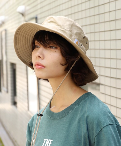 Carhartt（カーハート）の「Carhartt /カーハート RUGGED FLEX CANVAS BOONIE HAT サファリハット（ハット・メンズ・ベージュ/チャコールグレー・M/L/L/XL）」の20枚目の写真