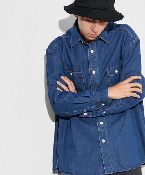UNISEX】デニムシャツ(シャツ/ブラウス)|J.PRESS YORK STREET(ジェイプレスヨークストリート)のファッション通販 - ZOZOTOWN UNISEX】デニムシャツ(シャツ/ブラウス)|J.PRESS YORK STREET(ジェイプレスヨークストリート)のファッション通販 - ZOZOTOWN