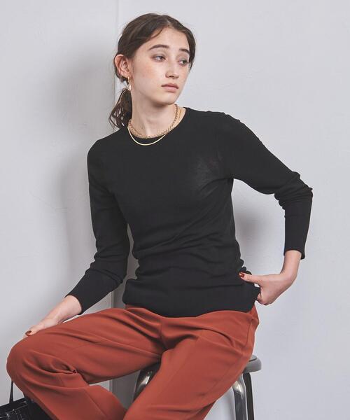 C Si フィットリブ Arrows Arrows ユナイテッドアローズ のニット セーター C Si トップス クルーネック United Arrows ユナイテッドアローズ のファッション ニット ニット セーター 売り銀座