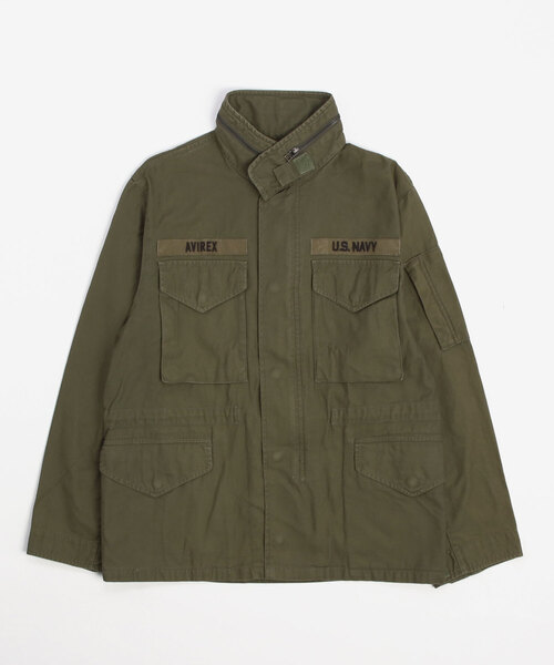AVIREX（アヴィレックス）の「USN パッチ M-65 ジャケット/USN PATCH M