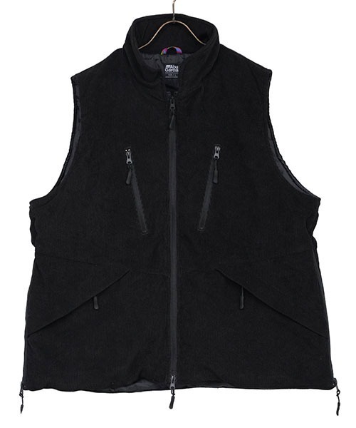 ABU GARCIA（アブ・ガルシア）の「Abu Garcia / アブガルシア：ABU-M909 CORDUROY PADDING VEST：21AAB-0004[NOA]（ベスト・メンズ・ブラック/オリーブ・M/XL/L）」の6枚目の写真