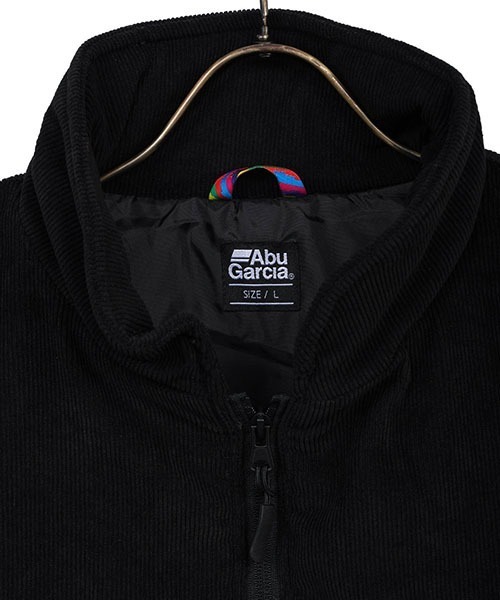 ABU GARCIA（アブ・ガルシア）の「Abu Garcia / アブガルシア：ABU-M909 CORDUROY PADDING VEST：21AAB-0004[NOA]（ベスト・メンズ・ブラック/オリーブ・M/XL/L）」の8枚目の写真