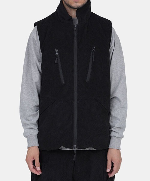 ABU GARCIA（アブ・ガルシア）の「Abu Garcia / アブガルシア：ABU-M909 CORDUROY PADDING VEST：21AAB-0004[NOA]（ベスト・メンズ・ブラック/オリーブ・M/XL/L）」の14枚目の写真