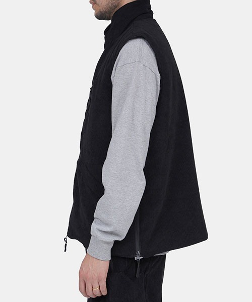 ABU GARCIA（アブ・ガルシア）の「Abu Garcia / アブガルシア：ABU-M909 CORDUROY PADDING VEST：21AAB-0004[NOA]（ベスト・メンズ・ブラック/オリーブ・M/XL/L）」の15枚目の写真