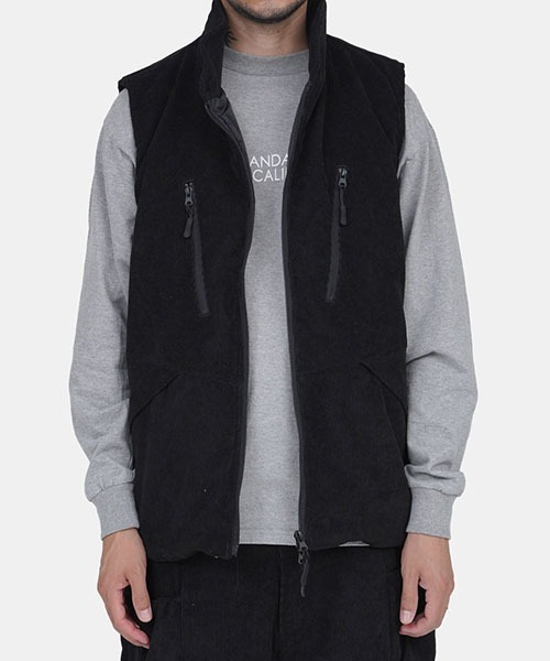ABU GARCIA（アブ・ガルシア）の「Abu Garcia / アブガルシア：ABU-M909 CORDUROY PADDING VEST：21AAB-0004[NOA]（ベスト・メンズ・ブラック/オリーブ・M/XL/L）」の17枚目の写真